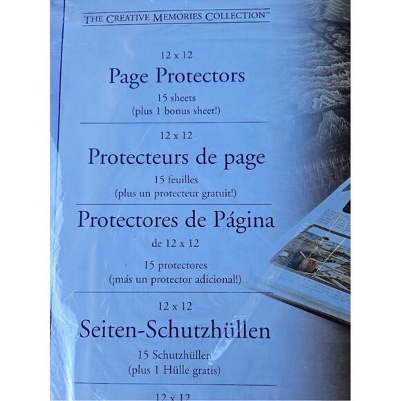 Creative Memories Collection 2004 12" X 12' Page Protectors 18 Sheets - Picture 2 of 6